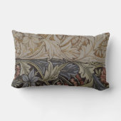 ウィリアムモリスブルーベルタペストリーデザイン ランバークッション (裏面)