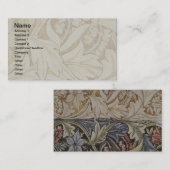 ウィリアムモリスブルーベルタペストリーデザイン 名刺 (正面/裏面)