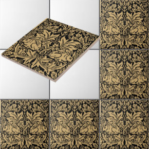 ウィリアムモリスブレールラビットヴィンテージパターン タイル