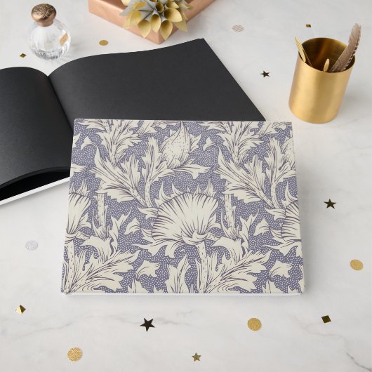 ウィリアムモリスホルンポピークラシックフローラ ゲストブック (正面見開き)