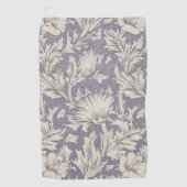 ウィリアムモリスホルンポピークラシックフローラ ゴルフタオル (正面)