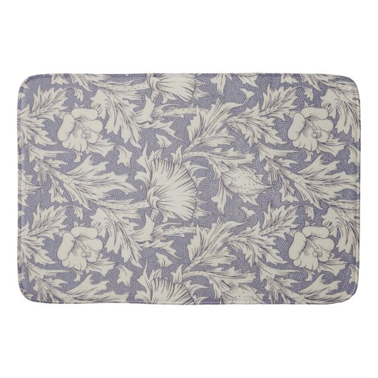 ウィリアムモリスホルンポピークラシックフローラ バスマット (正面)