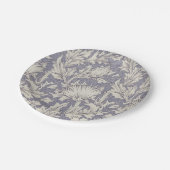 ウィリアムモリスホルンポピークラシックフローラ ペーパープレート (アングル)