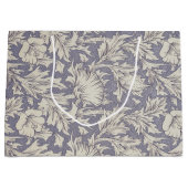 ウィリアムモリスホルンポピークラシックフローラ ラージペーパーバッグ (正面)