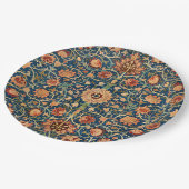 ウィリアムモリスホーランドパークカーペット紙プレート ペーパープレート (アングル)