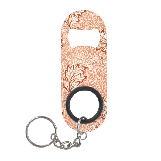 ウィリアムモリスボタニカルアップルデザイン キーホルダー栓抜き (正面)