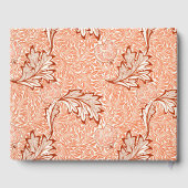 ウィリアムモリスボタニカルアップルデザイン ゲストブック (裏面)