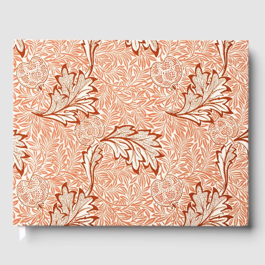 ウィリアムモリスボタニカルアップルデザイン ゲストブック (正面)