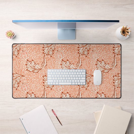 ウィリアムモリスボタニカルアップルデザイン デスクマット (オフィス1)