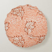 ウィリアムモリスボタニカルアップルデザイン ラウンドクッション (裏面)