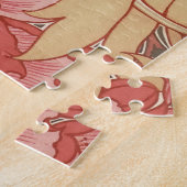 ウィリアムモリスポピーフローラアールヌーボーパターン ジグソーパズル (側面)