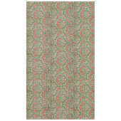 ウィリアムモリスマイカエルマスデイジーフラワーズピンクグリーン テーブルクロス (正面)