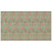 ウィリアムモリスマイカエルマスデイジーフラワーズピンクグリーン テーブルクロス (正面(横))