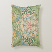 ウィリアムモリスマートルフラワーフローラ植物学 アクセントクッション (正面(垂直))