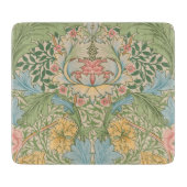 ウィリアムモリスマートルフラワーフローラ植物学 カッティングボード (正面)