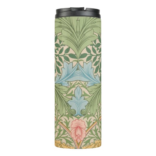 ウィリアムモリスマートルフラワーフローラ植物学 タンブラー (裏面)