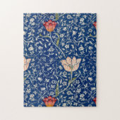ウィリアムモリスメドウェイブルーフローラ ジグソーパズル (縦)