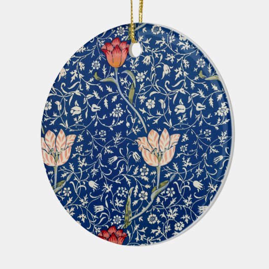 ウィリアムモリスメドウェイブルーフローラ セラミックオーナメント (左)