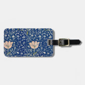 ウィリアムモリスメドウェイブルーフローラ ラゲッジタグ (正面横)