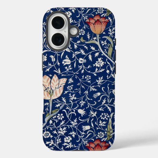 ウィリアムモリスメドウェイブルーフローラ Case-Mate iPhoneケース (裏面)