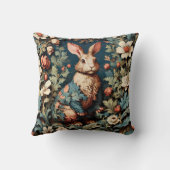 ウィリアムモリスラビット装飾用クッション クッション (裏面)