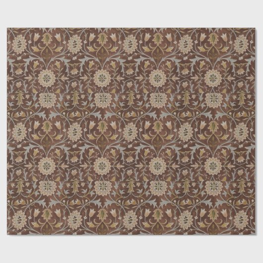 ウィリアムモリスリトルフラワーヴィンテージアートギャラリーHD ラッピングペーパー (フラット)