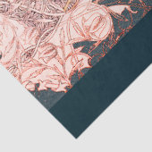 ウィリアムモリスレッドフラワーオンブルーティッシュペーパー 薄葉紙 (詳細)