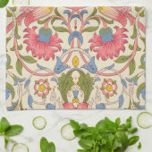 ウィリアムモリスローデン春壁紙アート キッチンタオル (折り畳み)