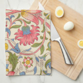 ウィリアムモリスローデン春壁紙アート キッチンタオル (四つ折り)