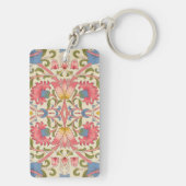 ウィリアムモリスローデン春壁紙アート キーホルダー (裏面)