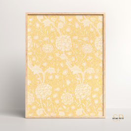 ウィリアムモリスワイルドチューリップアートアンドクラフツプリント ポスター