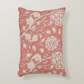 ウィリアムモリスワイルドチューリップクラシックビクトリアンデザイン アクセントクッション (正面(垂直))