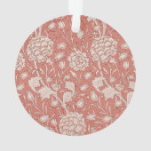 ウィリアムモリスワイルドチューリップクラシックビクトリアンデザイン オーナメント (裏面)