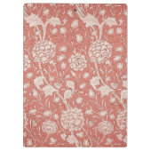 ウィリアムモリスワイルドチューリップクラシックビクトリアンデザイン クリップボード (裏面)