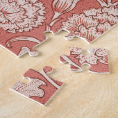 ウィリアムモリスワイルドチューリップクラシックビクトリアンデザイン ジグソーパズル (側面)