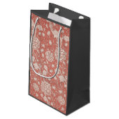 ウィリアムモリスワイルドチューリップクラシックビクトリアンデザイン スモールペーパーバッグ (裏面アングル)