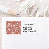 ウィリアムモリスワイルドチューリップクラシックビクトリアンデザイン ラベル (インサイチュ)