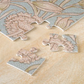 ウィリアムモリスワイルドチューリップフラワーフローラデザイン ジグソーパズル (側面)