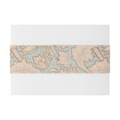 ウィリアムモリスワイルドチューリップフラワーフローラデザイン 招待状ベリーバンド (裏面例)