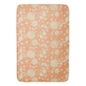 ウィリアムモリスワイルドチューリップヴィンテージフローラルパターン バスマット (正面縦)