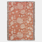 ウィリアムモリスワイルドチューリップヴィンテージフローラ スローブランケット (正面縦)