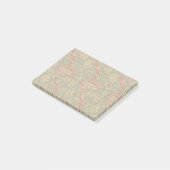 ウィリアムモリスワンルイングリッシュフローラダマスクデザイン ポストイット (アングル)