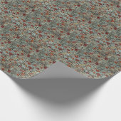 ウィリアムモリスヴィンテージアカンサスポルティエールフローラ ラッピングペーパー (角)
