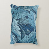 ウィリアムモリスヴィンテージアカントゥスフェージブルー アクセントクッション (裏面(縦))