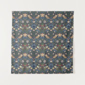 ウィリアムモリスヴィンテージイチゴ泥棒パターン タペストリー (正面)