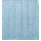 ウィリアムモリスヴィンテージウィロー葉ズブルーライト シャワーカーテン (正面)