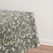 ウィリアムモリスヴィンテージキツネ&グレープつる植物パターン テーブルクロス (インサイチュ)
