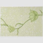 ウィリアムモリスヴィンテージグリーンガーデンチューリップ 薄葉紙 (正面)