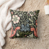 ウィリアムモリスヴィンテージコンプトンフローラルパターン クッション (ブランケット)