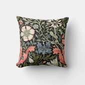 ウィリアムモリスヴィンテージコンプトンフローラルパターン クッション (正面)